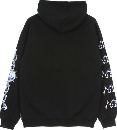 IUTER-Felpa-Leggera-Cappuccio-Uomo-Steel-Hoodie-Black-da-uomo