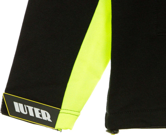 IUTER-Felpa-Leggera-Cappuccio-Zip-Uomo-Challenge-Hoodie-Black-da-uomo