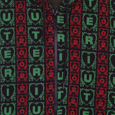 IUTER-Felpa-Leggera-Cappuccio-Zip-Uomo-Lovely-Jacquard-Zip-Hoodie-Multi-da-uomo