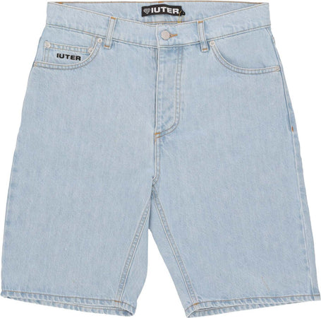 IUTER-Jeans-Corto-Uomo-Regular-Denim-Shorts-Light-Blue-da-uomo