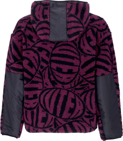 IUTER-Orsetto-Uomo-Hungry-Fur-Zip-Hoodie-Black-da-uomo