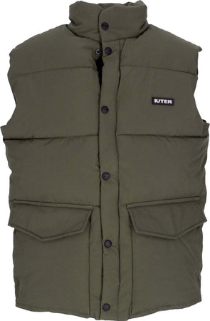 IUTER-Piumino-Smanicato-Uomo-Puff-Vest-Army-da-uomo