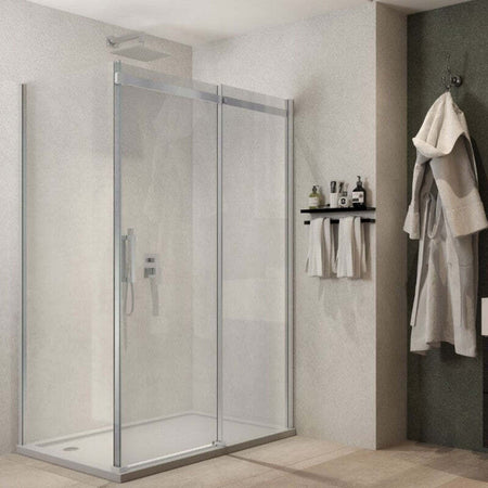 Ix-Box-Shower-Lato-fisso-Calla-LF116-Cristallo-6-millimetri-Chrome