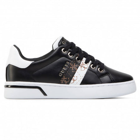 Guess Sneakers Donna Fl5reeele12 Lacci Suola In Gomma Scarpa Casual Sportiva Da Ginnastica Fashion Sneaker Logo Laterale Plateau 2,5 Cm