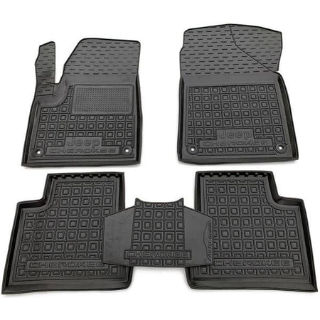 Set Tappetini in gomma su misura per Jeep Cherokee (2014+)