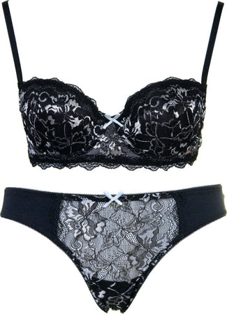 Jadea Coordinato Intimo Donna Chic Completo Reggiseno Balconcino E Brasiliano 4439 Moda/Donna/Abbigliamento/Abbigliamento da notte lingerie e intimo/Lingerie & Intimo/Completi intimi L’Orchidea - Siderno, Commerciovirtuoso.it