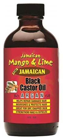 Jamaican Black Castor Oil Olio Di Ricino Nero Giamaicano Argan Mango & Lime 118 Ml Olio Idratante per Pelle E Capelli