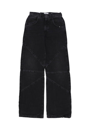 AMISH Jeans Donna Butterfly Denim Black da donna