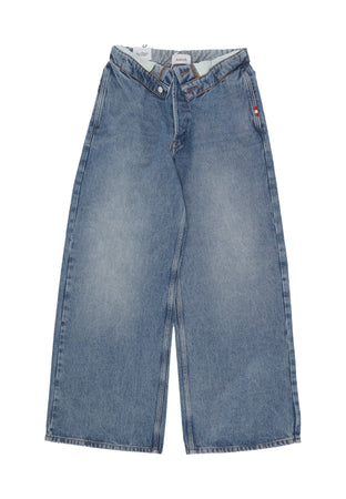 AMISH Jeans Donna Roll Up Denim da donna