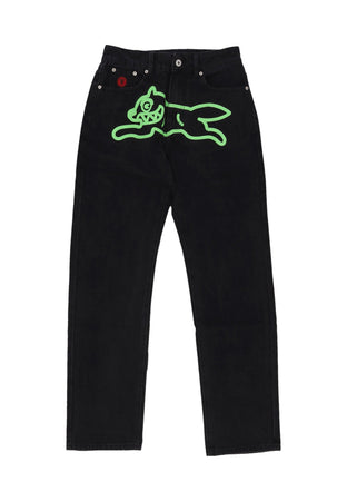 ICE CREAM Jeans Uomo Running Dog Denim Pant Black Denim da uomo