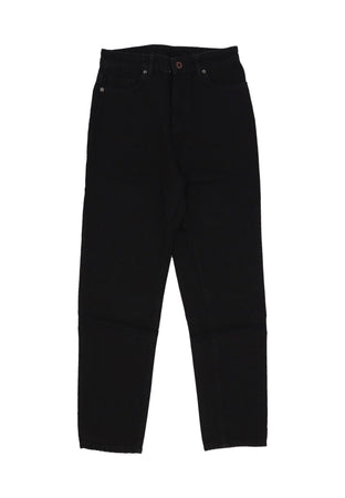 VISION OF SUPER Jeans Uomo Skull Print Denim Black da uomo