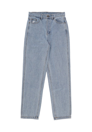 KARL KANI Jeans Uomo Small Signature Baggy 5pocket Denim Vintage Mid Blue da uomo