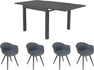 JERRI---set-tavolo-da-giardino-in-alluminio-con-4-sedie-90/180x90-Antracite-Milani-Home