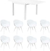 JERRI---set-tavolo-da-giardino-in-alluminio-con-8-sedie-90/180x90-Bianco-Milani-Home