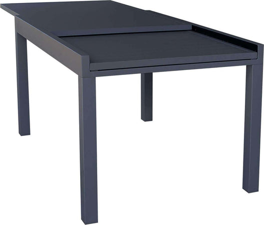 JERRI---set-tavolo-in-alluminio-cm-135/270x90x75-h-con-6-sedute-Antracite-Milani-Home