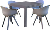 JERRI---set-tavolo-in-alluminio-cm-90/180x90x75-h-con-4-sedute-Antracite-Milani-Home