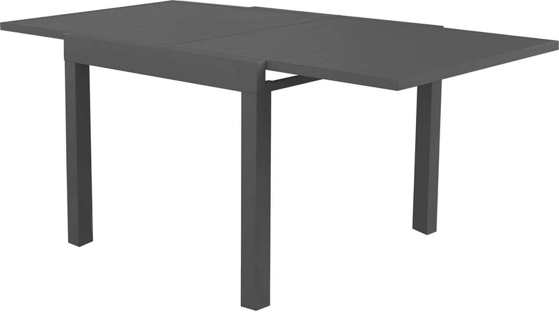 JERRI---set-tavolo-in-alluminio-cm-90/180x90x75-h-con-4-sedute-Antracite-Milani-Home