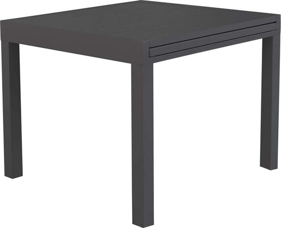 JERRI---set-tavolo-in-alluminio-cm-90/180x90x75-h-con-4-sedute-Antracite-Milani-Home