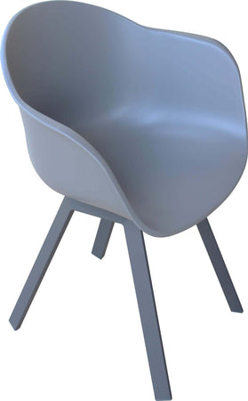 JERRI---set-tavolo-in-alluminio-cm-90/180x90x75-h-con-4-sedute-Antracite-Milani-Home