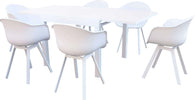 JERRI---set-tavolo-in-alluminio-cm-90/180x90x75-h-con-6-sedute-Bianco-Milani-Home