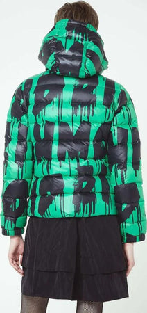 John-Richmond-Giubbotto-STAMPA-GRAFFITI-LOGO-da-donna