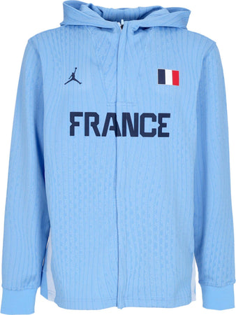 JORDAN-Felpa-Leggera-Cappuccio-Zip-Uomo-Dri-fit-Adv-Basketball-Game-Jacket-Team-France-Celestine-Blue/celestine-Blue/obsidian-da-uomo