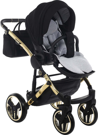 Junama Diamond Exclusive 2.0 3 in 1 Black/Black Telaio e Dettagli Oro Giallo Prima infanzia/Passeggini carrozzine e accessori/Passeggini e carrozzine/Sistemi modulari La Casa Del Bebè - Napoli, Commerciovirtuoso.it