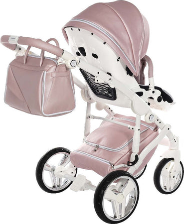 Junama Fluo Italy 3 in 1 Ecopelle Pink/Telaio White Prima infanzia/Passeggini carrozzine e accessori/Passeggini e carrozzine/Sistemi modulari La Casa Del Bebè - Napoli, Commerciovirtuoso.it