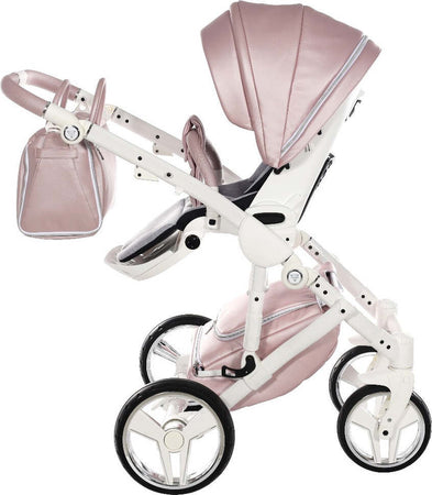 Junama Fluo Italy 3 in 1 Ecopelle Pink/Telaio White Prima infanzia/Passeggini carrozzine e accessori/Passeggini e carrozzine/Sistemi modulari La Casa Del Bebè - Napoli, Commerciovirtuoso.it