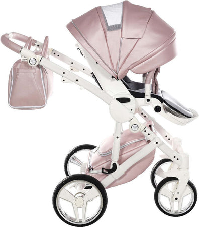 Junama Fluo Italy 3 in 1 Ecopelle Pink/Telaio White Prima infanzia/Passeggini carrozzine e accessori/Passeggini e carrozzine/Sistemi modulari La Casa Del Bebè - Napoli, Commerciovirtuoso.it