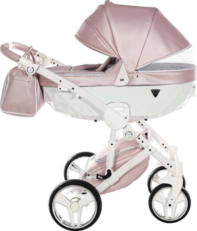 Junama Fluo Italy 3 in 1 Ecopelle Pink/Telaio White Prima infanzia/Passeggini carrozzine e accessori/Passeggini e carrozzine/Sistemi modulari La Casa Del Bebè - Napoli, Commerciovirtuoso.it