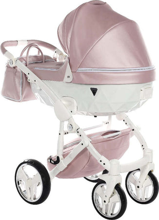 Junama Fluo Italy 3 in 1 Ecopelle Pink/Telaio White Prima infanzia/Passeggini carrozzine e accessori/Passeggini e carrozzine/Sistemi modulari La Casa Del Bebè - Napoli, Commerciovirtuoso.it