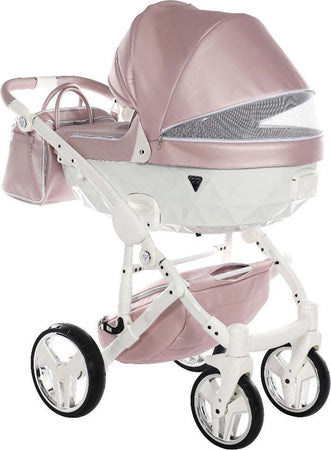 Junama Fluo Italy 3 in 1 Ecopelle Pink/Telaio White Prima infanzia/Passeggini carrozzine e accessori/Passeggini e carrozzine/Sistemi modulari La Casa Del Bebè - Napoli, Commerciovirtuoso.it