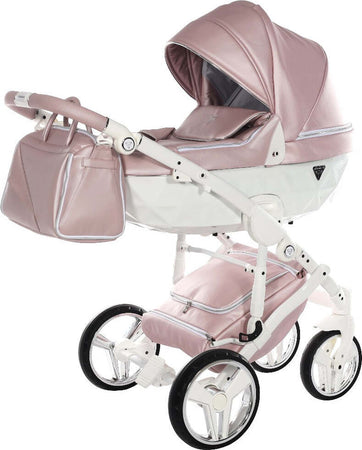 Junama Fluo Italy 3 in 1 Ecopelle Pink/Telaio White Prima infanzia/Passeggini carrozzine e accessori/Passeggini e carrozzine/Sistemi modulari La Casa Del Bebè - Napoli, Commerciovirtuoso.it