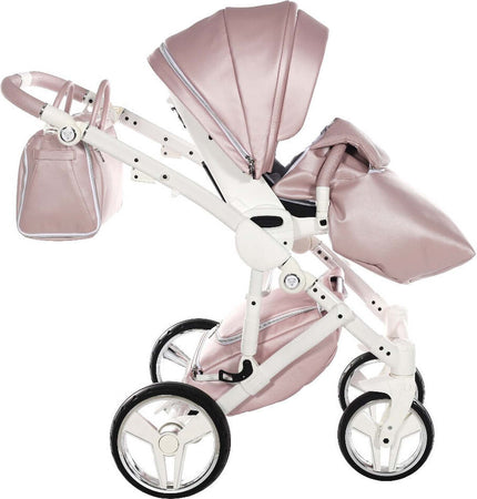 Junama Fluo Italy 3 in 1 Ecopelle Pink/Telaio White Prima infanzia/Passeggini carrozzine e accessori/Passeggini e carrozzine/Sistemi modulari La Casa Del Bebè - Napoli, Commerciovirtuoso.it