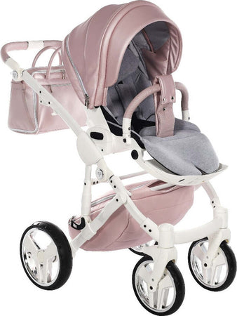 Junama Fluo Italy 3 in 1 Ecopelle Pink/Telaio White Prima infanzia/Passeggini carrozzine e accessori/Passeggini e carrozzine/Sistemi modulari La Casa Del Bebè - Napoli, Commerciovirtuoso.it