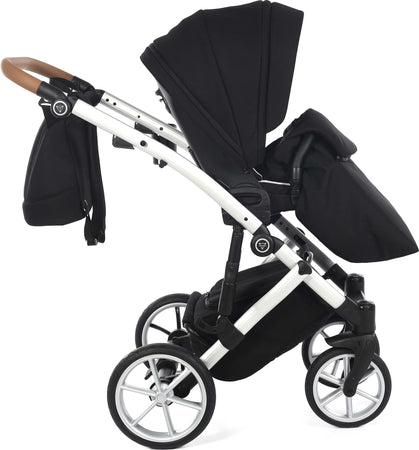 Junama Space V2 3 in 1 Black Telaio Bianco Prima infanzia/Passeggini carrozzine e accessori/Passeggini e carrozzine/Sistemi modulari La Casa Del Bebè - Napoli, Commerciovirtuoso.it