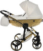 Junama Starry Night 3 in 1 Tessuto Bianco Telaio Oro Giallo Dettagli Bianco Ecopelle Prima infanzia/Passeggini carrozzine e accessori/Passeggini e carrozzine/Sistemi modulari La Casa Del Bebè - Napoli, Commerciovirtuoso.it
