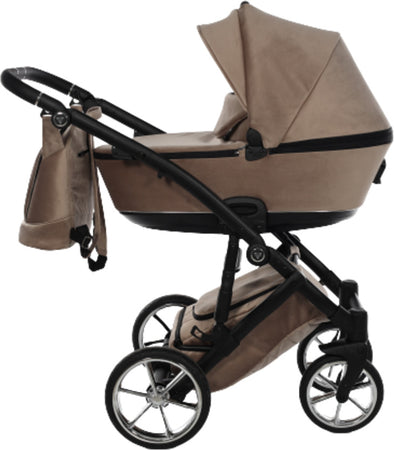 Junama Velur Italy 3 in 1 Beige Telaio Nero dettagli Argento Prima infanzia/Passeggini carrozzine e accessori/Passeggini e carrozzine/Sistemi modulari La Casa Del Bebè - Napoli, Commerciovirtuoso.it