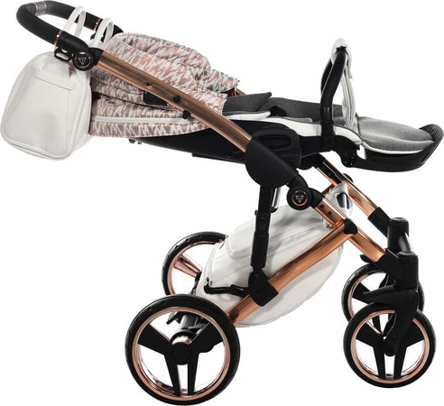 Junama Zebra 3 in 1 Bianco e Telaio Oro Rosa Prima infanzia/Passeggini carrozzine e accessori/Passeggini e carrozzine/Sistemi modulari La Casa Del Bebè - Napoli, Commerciovirtuoso.it