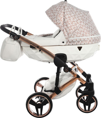 Junama Zebra 3 in 1 Bianco e Telaio Oro Rosa Prima infanzia/Passeggini carrozzine e accessori/Passeggini e carrozzine/Sistemi modulari La Casa Del Bebè - Napoli, Commerciovirtuoso.it