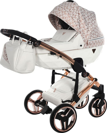 Junama Zebra 3 in 1 Bianco e Telaio Oro Rosa Prima infanzia/Passeggini carrozzine e accessori/Passeggini e carrozzine/Sistemi modulari La Casa Del Bebè - Napoli, Commerciovirtuoso.it