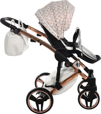 Junama Zebra 3 in 1 Bianco e Telaio Oro Rosa Prima infanzia/Passeggini carrozzine e accessori/Passeggini e carrozzine/Sistemi modulari La Casa Del Bebè - Napoli, Commerciovirtuoso.it