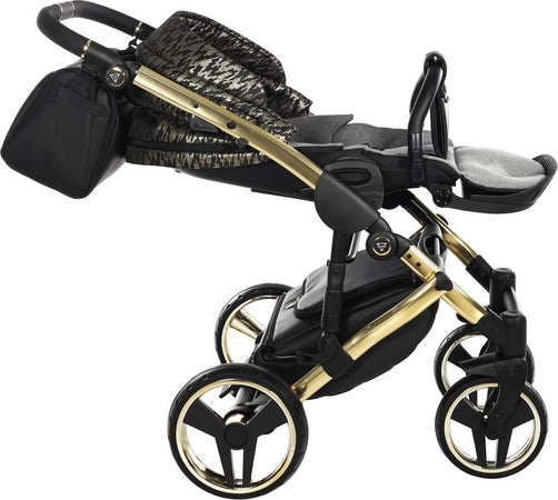 Junama Zebra 3 in 1 Nero e Telaio Oro Giallo Prima infanzia/Passeggini carrozzine e accessori/Passeggini e carrozzine/Sistemi modulari La Casa Del Bebè - Napoli, Commerciovirtuoso.it