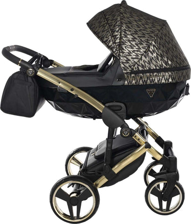 Junama Zebra 3 in 1 Nero e Telaio Oro Giallo Prima infanzia/Passeggini carrozzine e accessori/Passeggini e carrozzine/Sistemi modulari La Casa Del Bebè - Napoli, Commerciovirtuoso.it