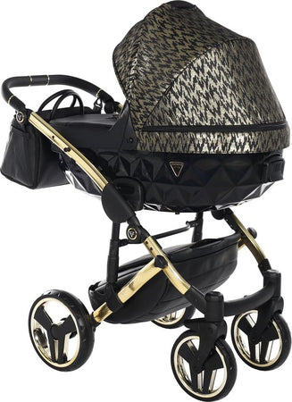Junama Zebra 3 in 1 Nero e Telaio Oro Giallo Prima infanzia/Passeggini carrozzine e accessori/Passeggini e carrozzine/Sistemi modulari La Casa Del Bebè - Napoli, Commerciovirtuoso.it