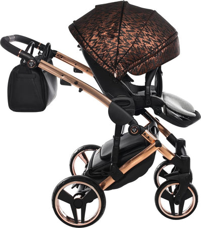 Junama Zebra 3 in 1 Nero e Telaio Oro Rosa Prima infanzia/Passeggini carrozzine e accessori/Passeggini e carrozzine/Sistemi modulari La Casa Del Bebè - Napoli, Commerciovirtuoso.it