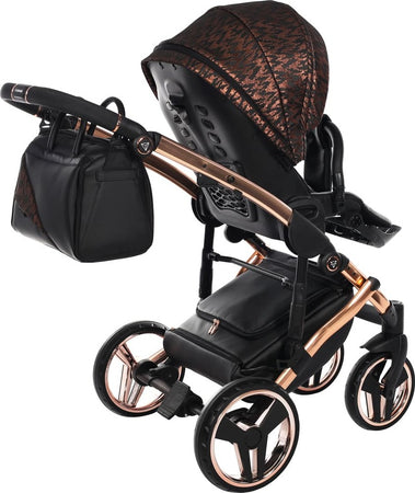 Junama Zebra 3 in 1 Nero e Telaio Oro Rosa Prima infanzia/Passeggini carrozzine e accessori/Passeggini e carrozzine/Sistemi modulari La Casa Del Bebè - Napoli, Commerciovirtuoso.it