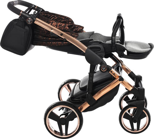 Junama Zebra 3 in 1 Nero e Telaio Oro Rosa Prima infanzia/Passeggini carrozzine e accessori/Passeggini e carrozzine/Sistemi modulari La Casa Del Bebè - Napoli, Commerciovirtuoso.it