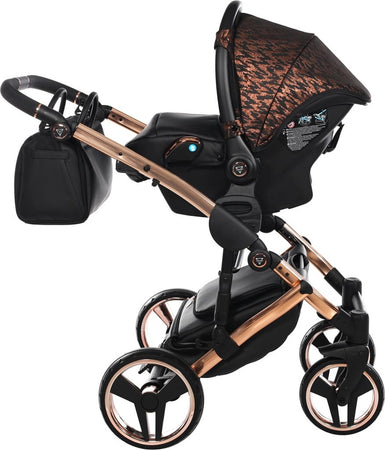 Junama Zebra 3 in 1 Nero e Telaio Oro Rosa Prima infanzia/Passeggini carrozzine e accessori/Passeggini e carrozzine/Sistemi modulari La Casa Del Bebè - Napoli, Commerciovirtuoso.it